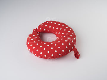 Neck Pillow - Polka Dot Red