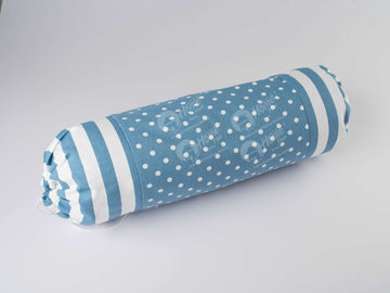 Bolster Cover - Polka Dot AF Blue