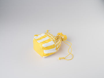 Gift Bag - Gingham Check Yellow