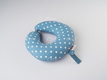 Neck Pillow - Polka Dot AF Blue