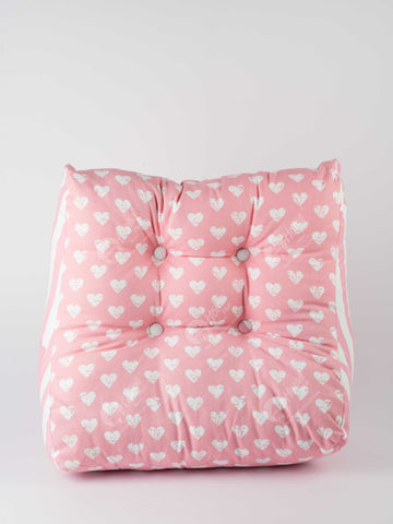Back Rest Cushion - Heart Pro Pink