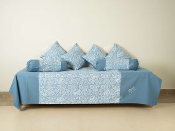 Diwan Set - Lace AF Blue