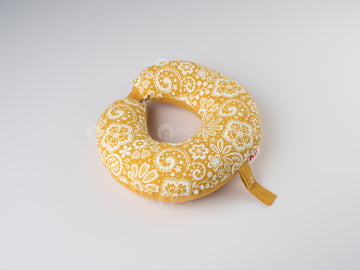 Neck Pillow - Lace Mustard