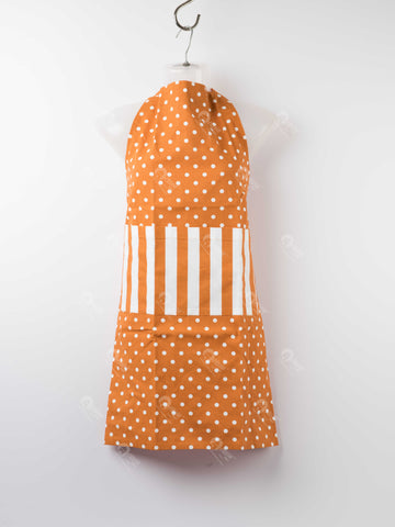 Apron - Polka Dot Burnt Orange