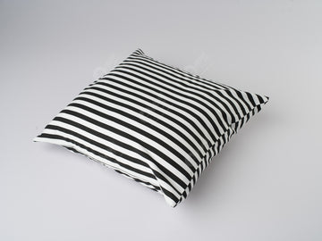 Cushion Cover - Thin Stripe Black