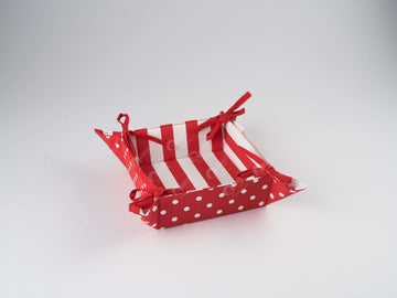 Bread Basket - Polka Dot Red