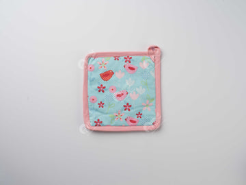 Pot Holder - Birds & Flowers