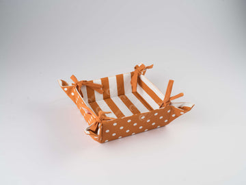 Bread Basket - Polka Dot Burnt Orange