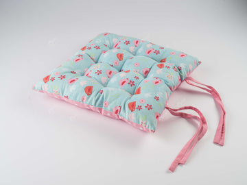 Chair Pad - Birds & Flower