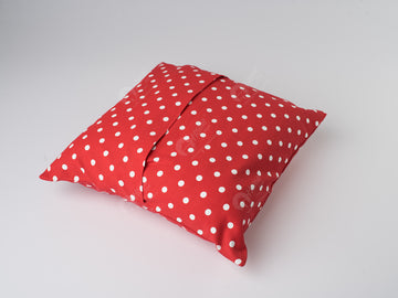 Cushion Cover - Polka Dot Red