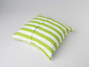 Cushion Cover - Thick Stripe Green