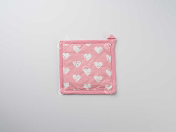 Pot Holder - Heart pro Pink