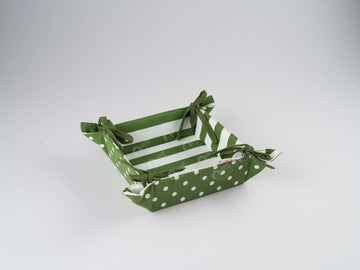 Bread Basket - Polka Dot Dark Olive