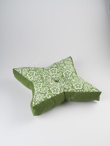 Floor cushion S - Lace Dark Olive