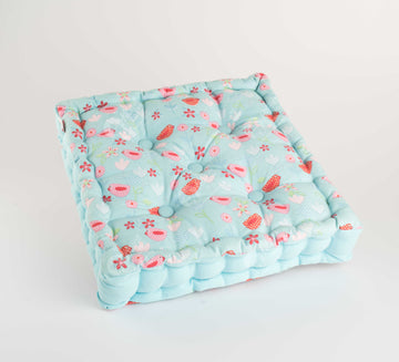 Floor Cushion - Birds & Flowers