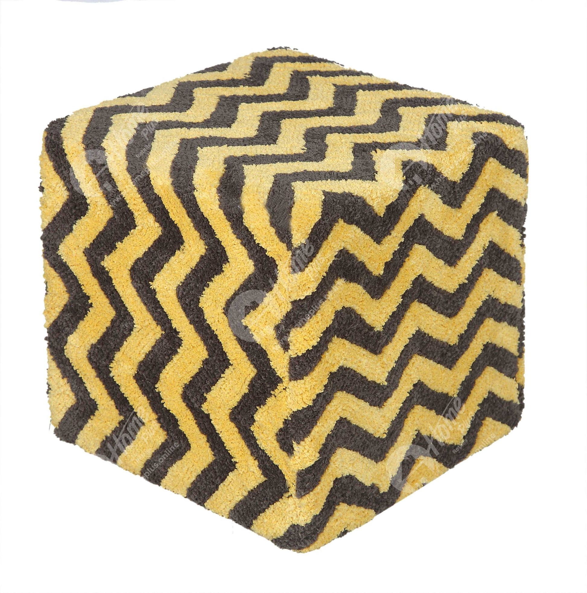 Cube Lite - Tuffted Chevron Yellow