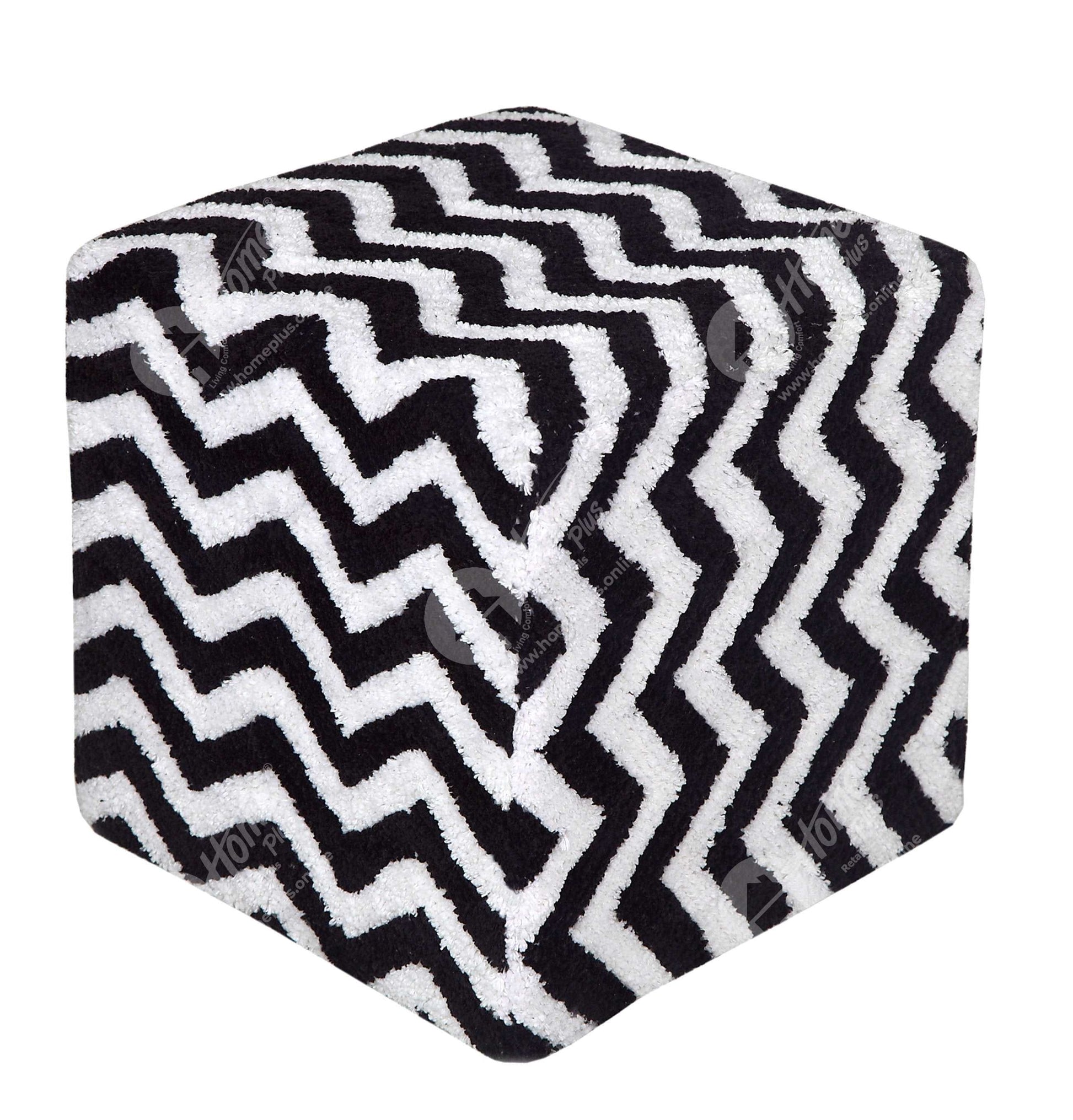 Cube Lite - Tuffted Chevron Black