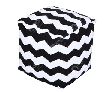 Pouffe - Thick Chevron