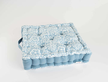 Floor Cushion - Lace AF Blue