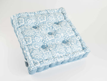 Floor Cushion - Lace AF Blue