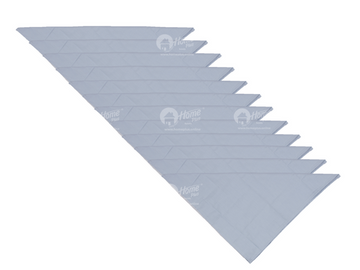 Kerchief Set - Solid Blue