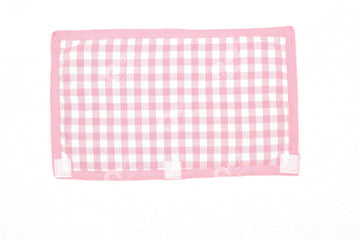 Fridge Handle - Gingham Check Pink