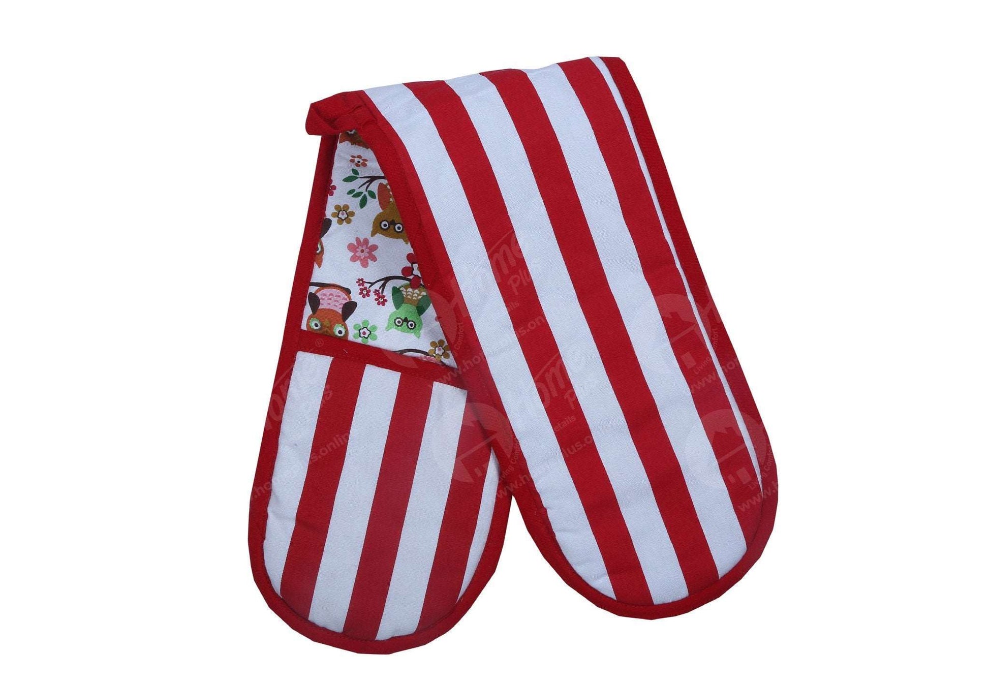 Double Oven Gloves - Owl