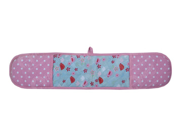 Double Oven Gloves - Polka Dot Pink