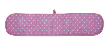 Double Oven Gloves - Polka Dot Pink