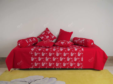 Diwan Set - Wind Flower Red