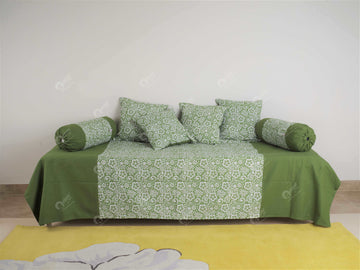 Diwan Set - Lace Dark Olive