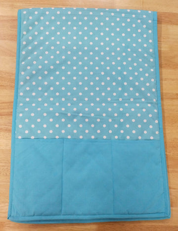 Fridge Cover - Polka Dot Blue