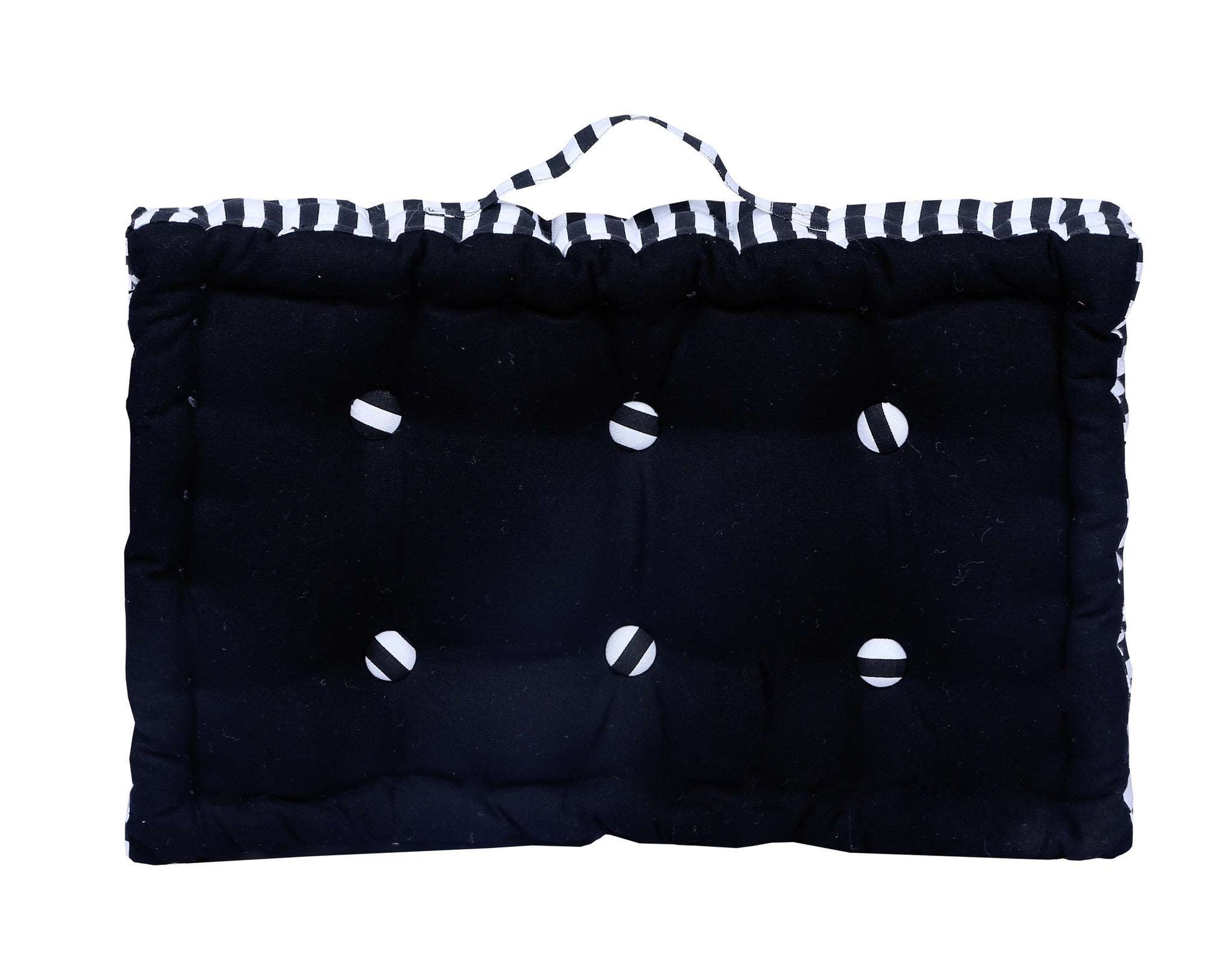 Floor Cushion - Solid Black
