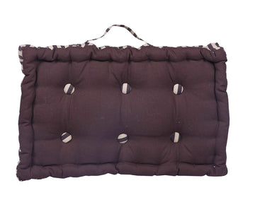 Floor Cushion - Solid Brown