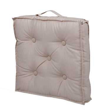 Floor Cushion - Solid Beige