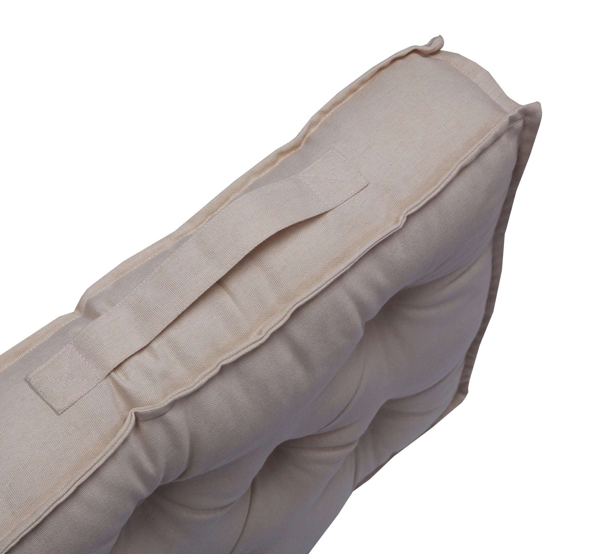 Floor Cushion - Solid Beige