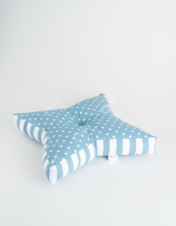 Floor Cushion S - Polka Dot AF Blue