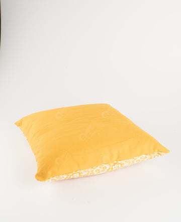 Cushion Cover - Lace Mustard