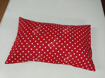 Pillow cover - Polka Dot Red