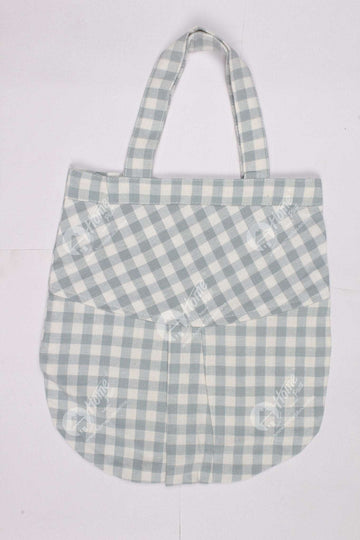 Fancy Bag - Gingham Check Blue