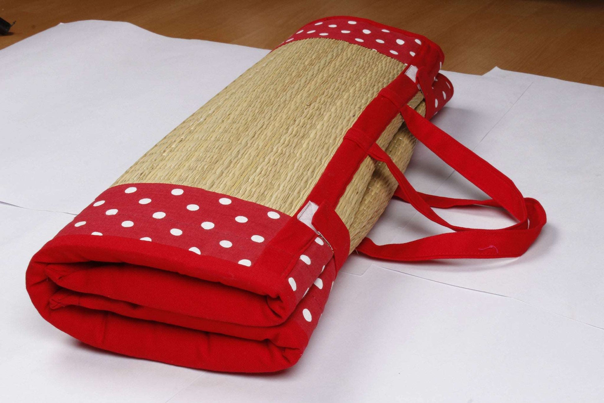 Baby Travel Bed - Polka Red