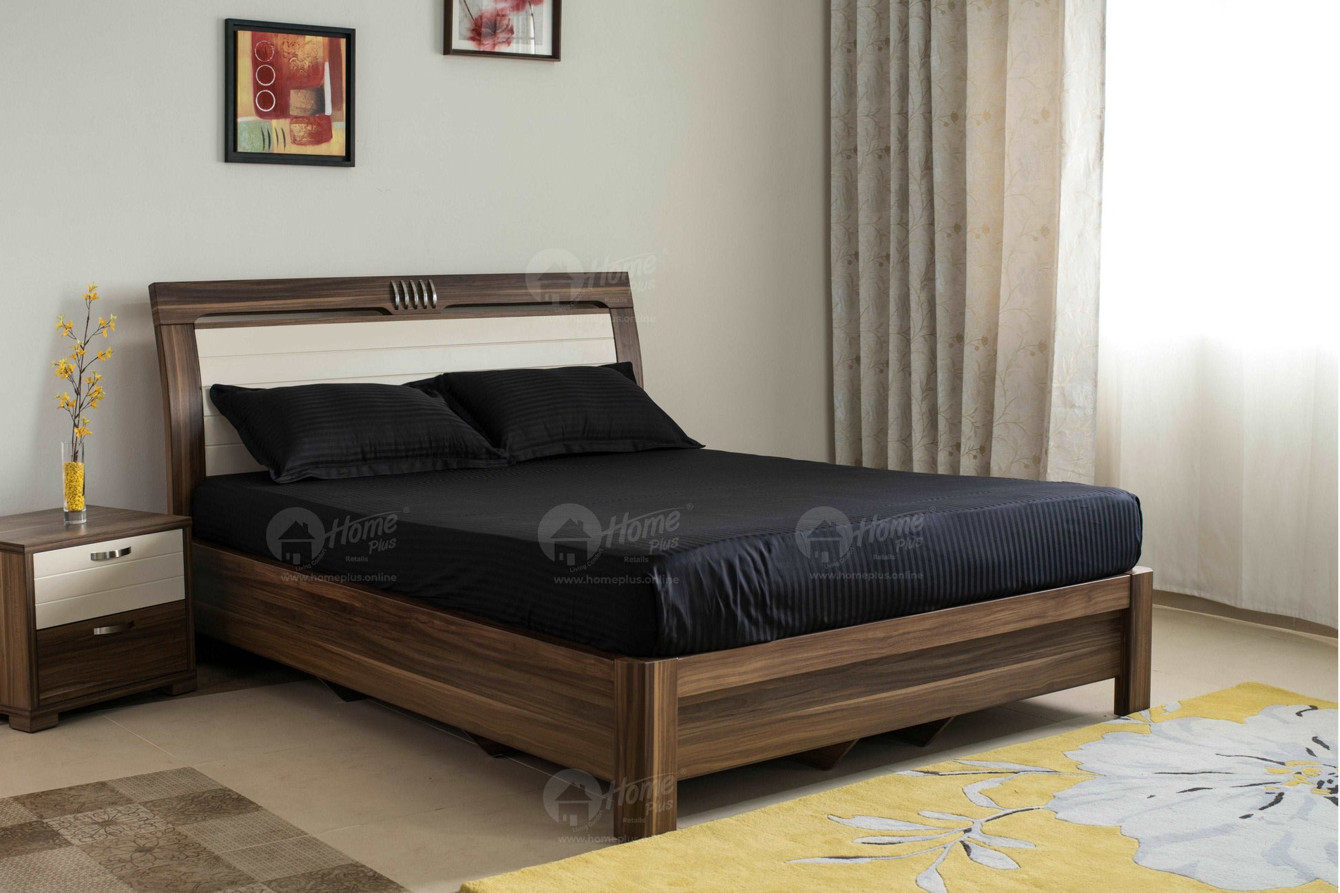 Duvet Cover 300TC - Black