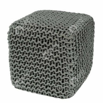 Knitted Cube Grey
