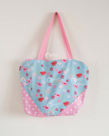 Shopping Bag - Birds & Flower