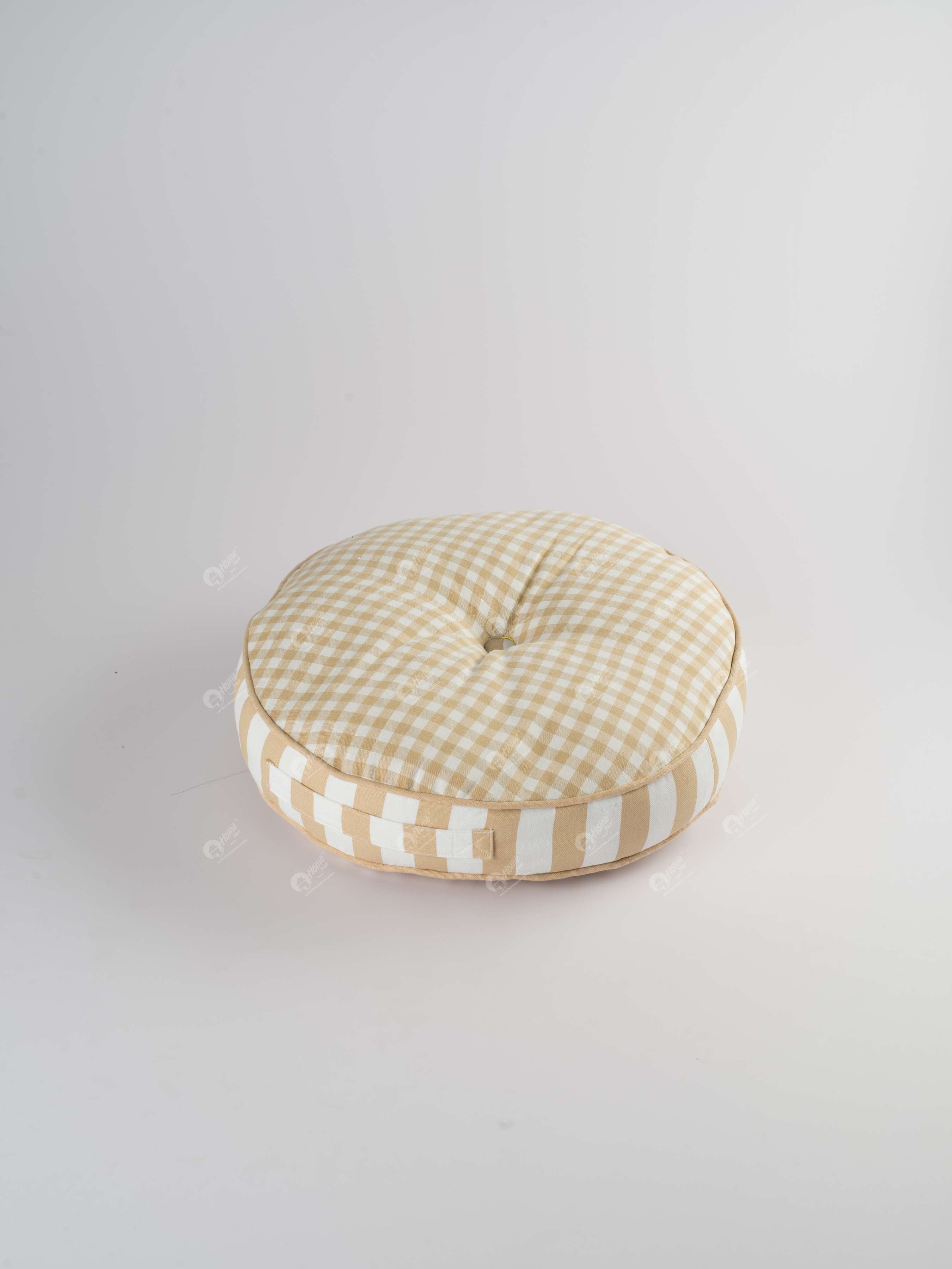 Round Cushion - Gingham Check