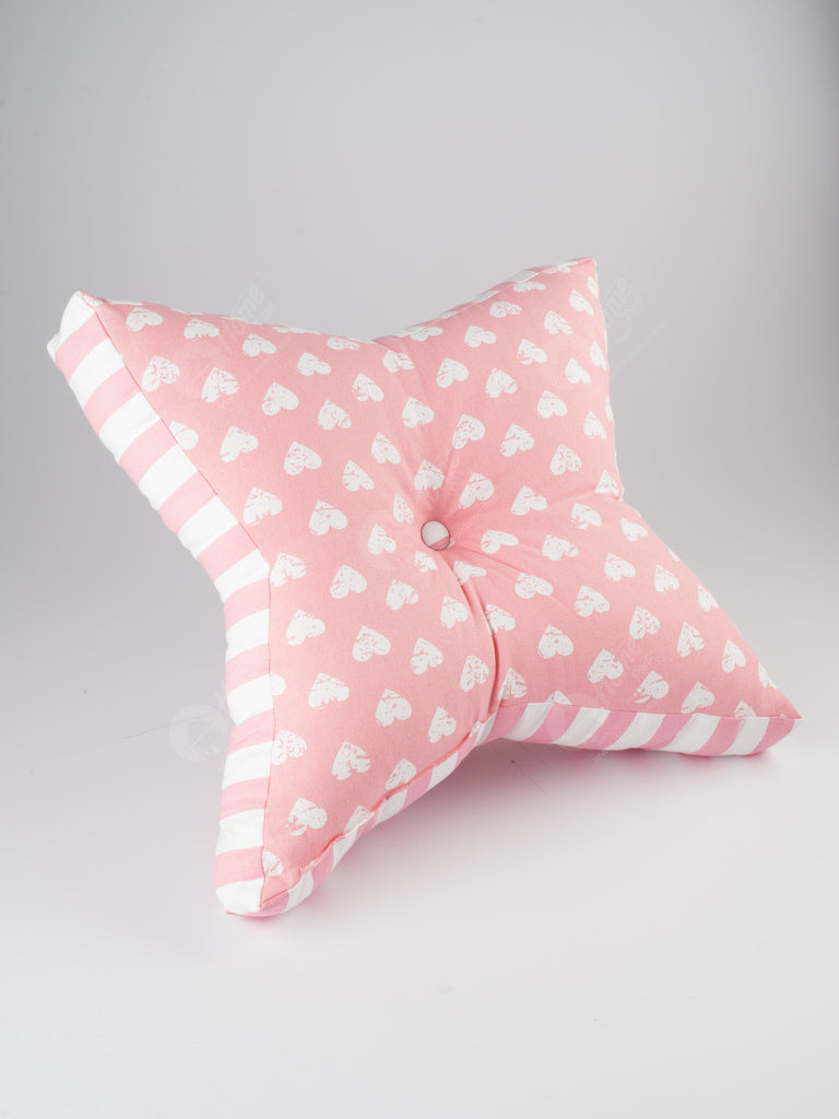 Star  Cushion - Heart Pro Pink