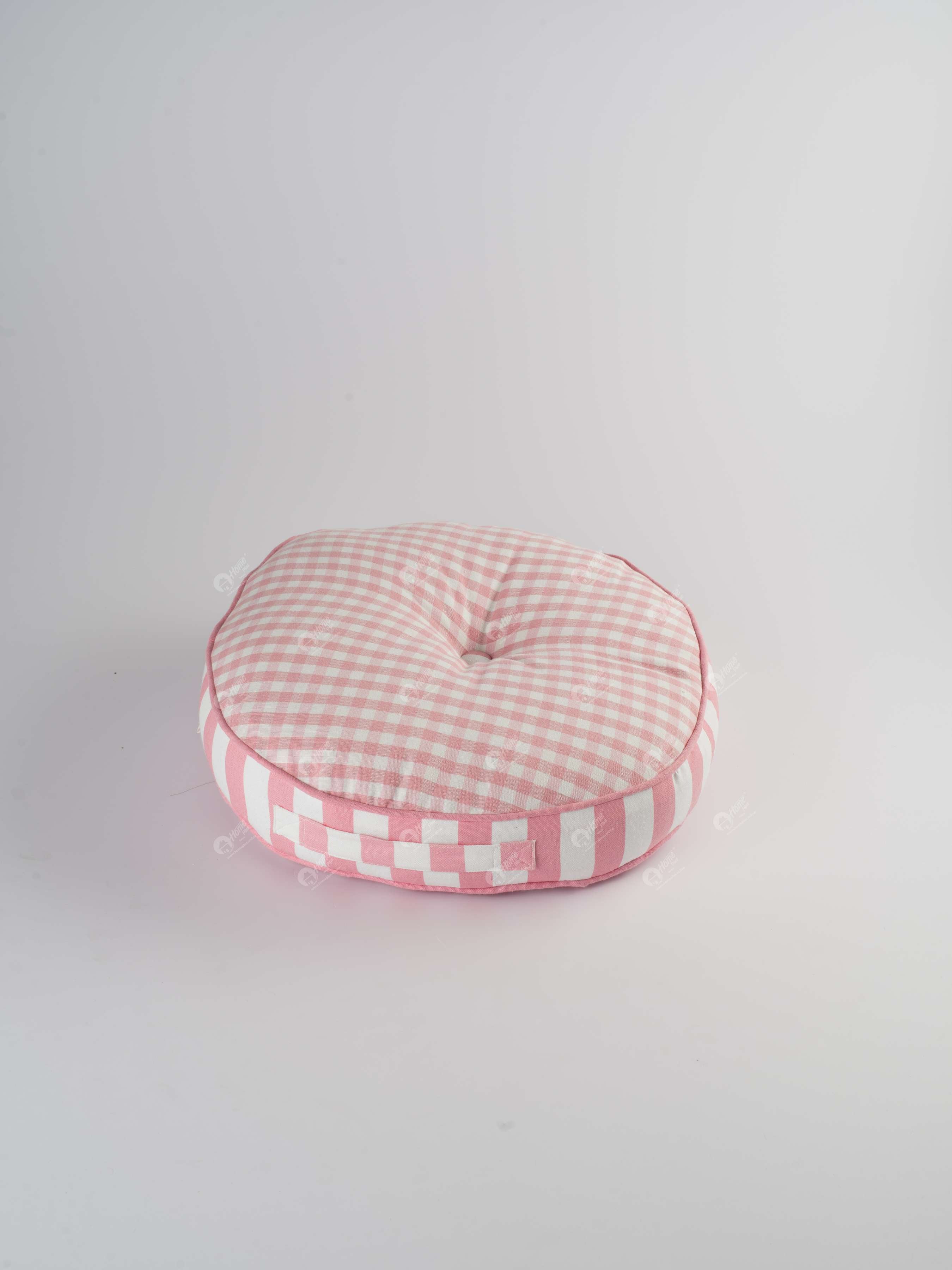 Round Cushion - Gingham Check
