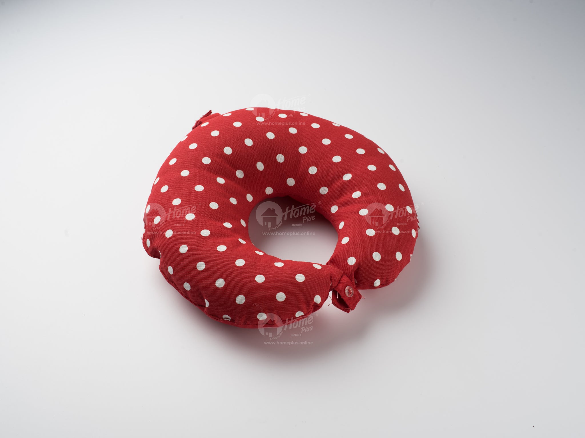Neck Pillow - Polka Dot Red