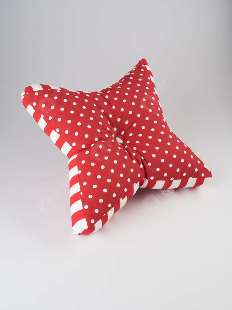 Floor cushion S - Polka Dot Red