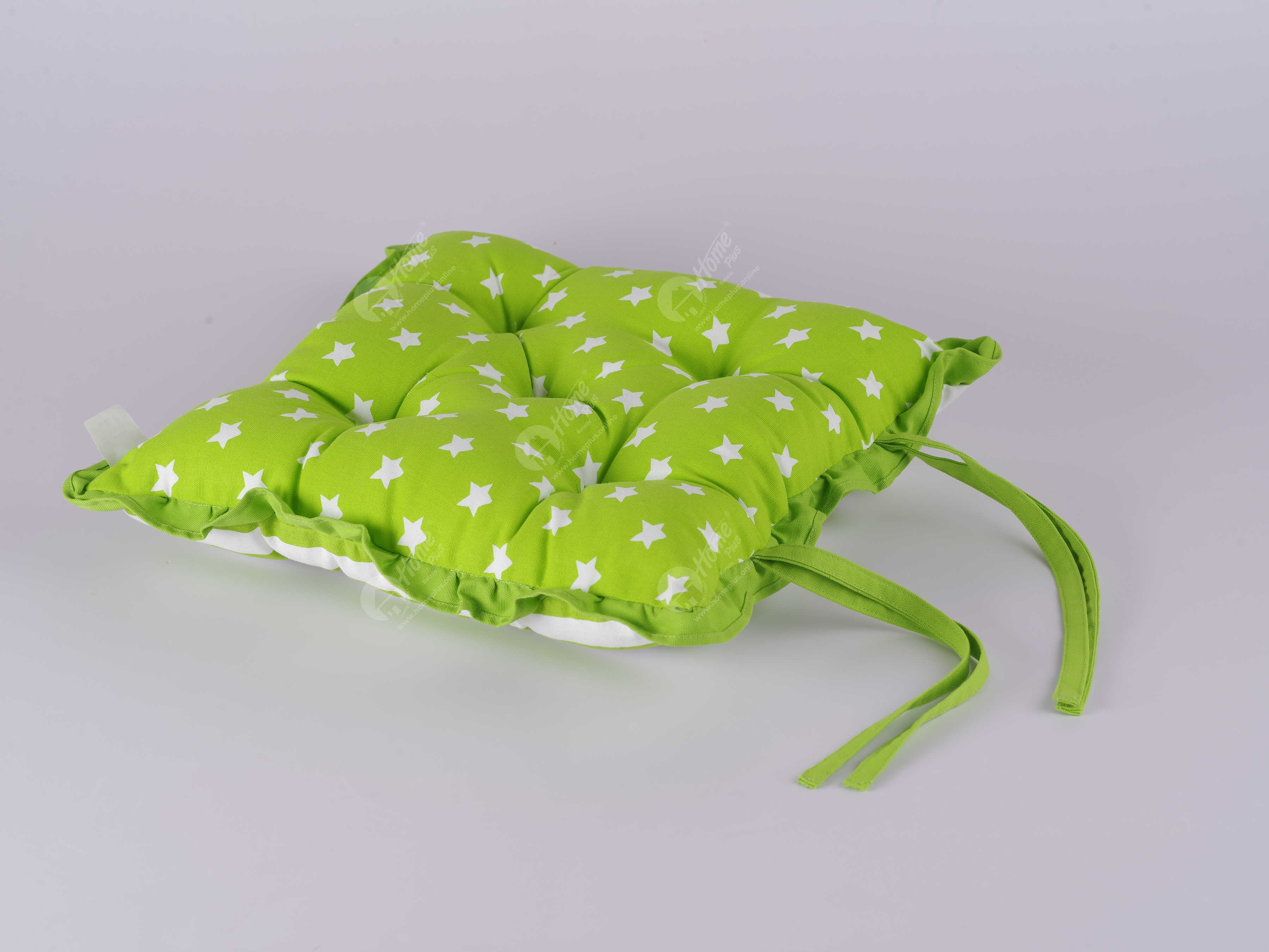 Frill Cushion - Star Green